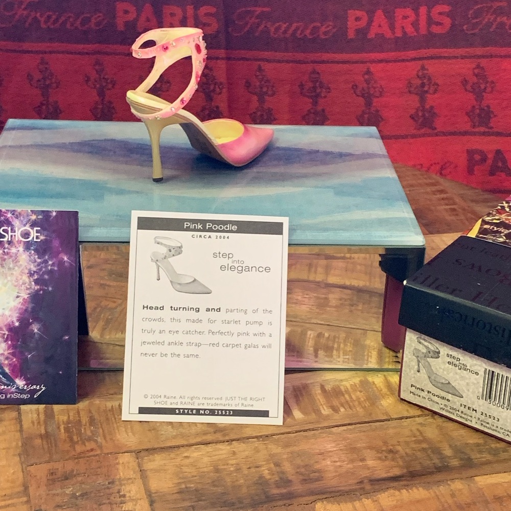 Just The Right Shoe Pink Poodle